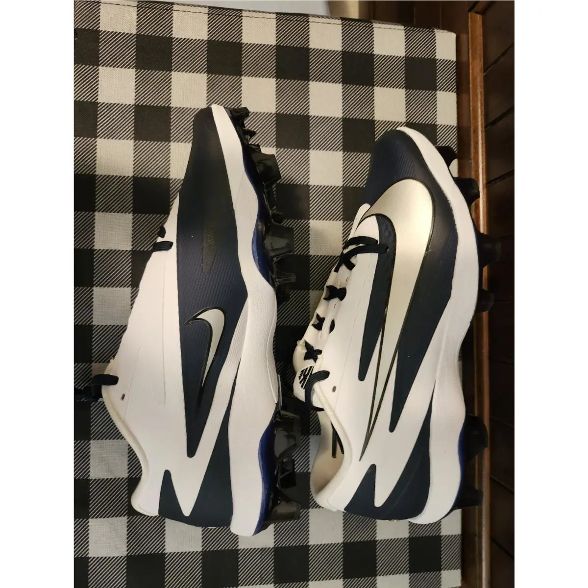 Nike shoes - NIKE DIAMOND CLEATS - DIAMOND CLEATS - WHITE, BLACK (UPC: 00198728393525) 14