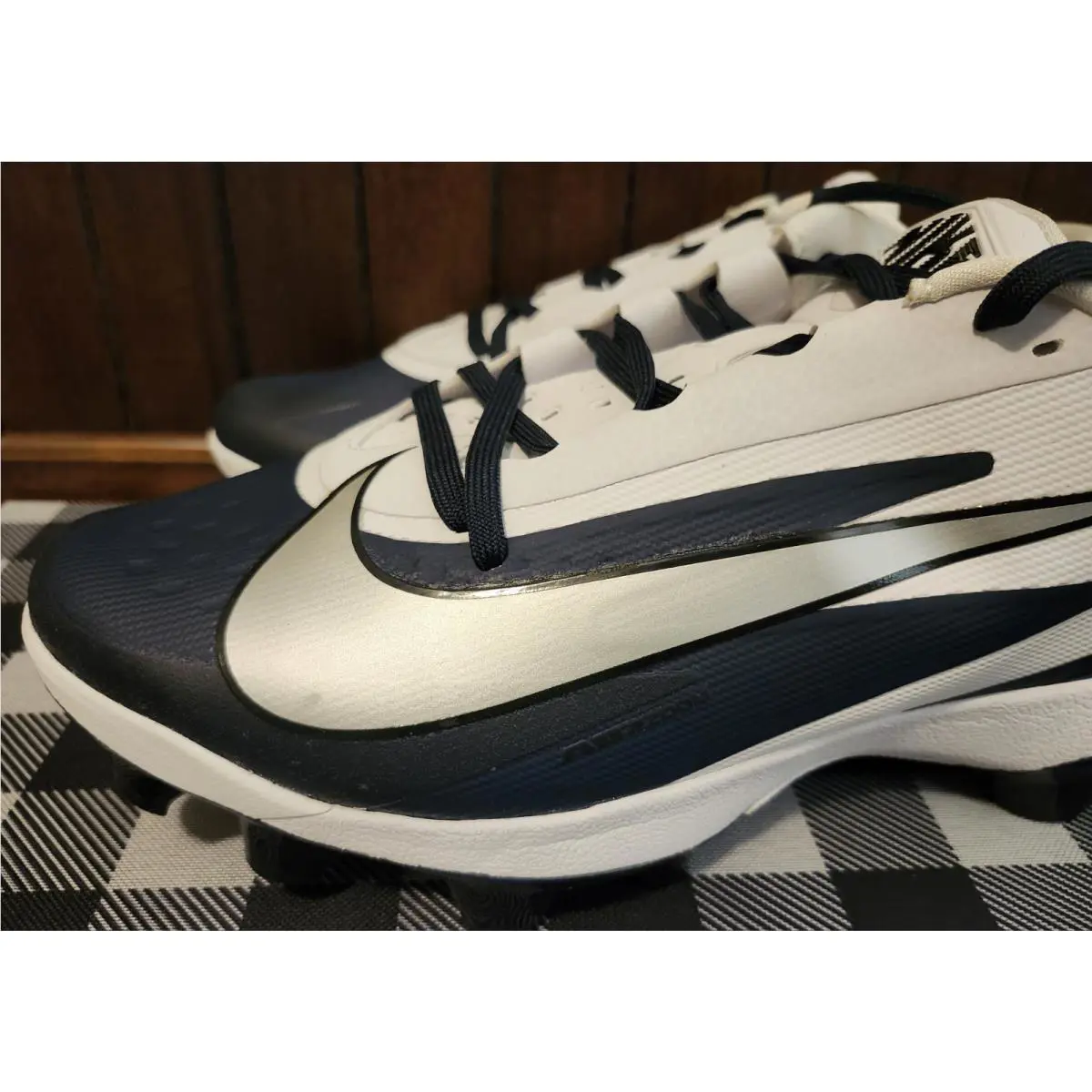 Nike shoes - NIKE DIAMOND CLEATS - DIAMOND CLEATS - WHITE, BLACK (UPC: 00198728393525) 6
