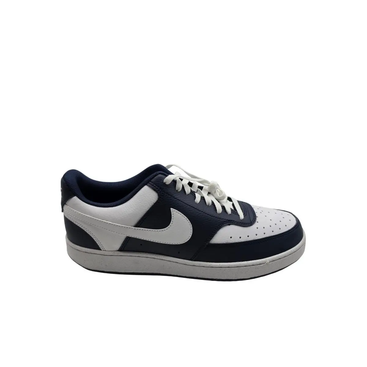 Nike Court Vision Low Mens Size 13 Midnight Navy White Sneaker Shoes HM9862-400
