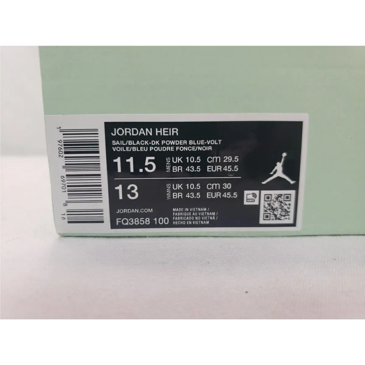 Nike shoes - Jordan Heir - Heir - FQ3858-100 - Multicolor (UPC: 197602697018) 14