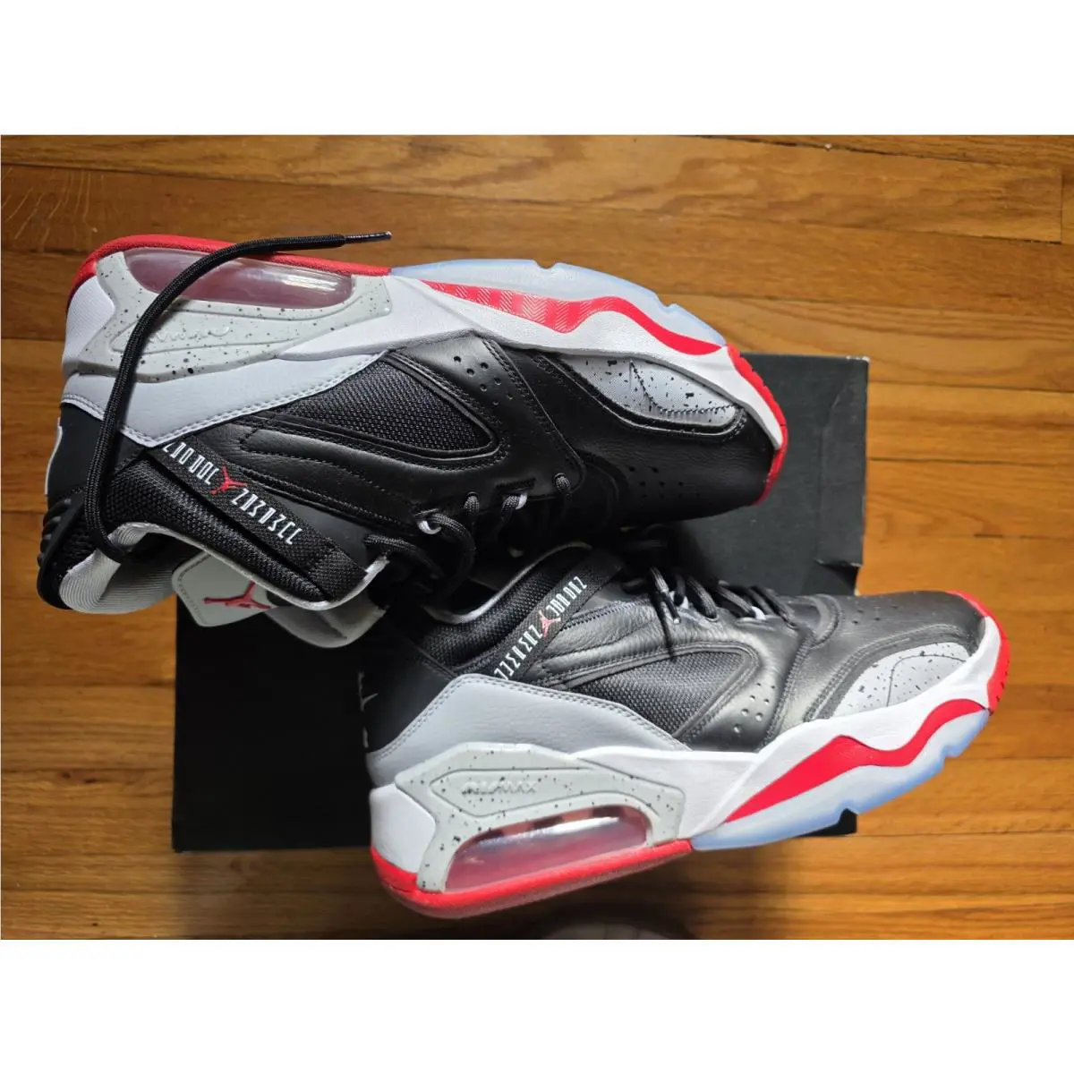 Nike shoes - Jordan Point Lane - Point Lane - CZ4166-060 - Black/Wolf Grey-White-University Red 5