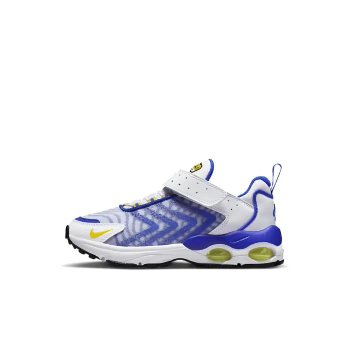 Little Kid`s Nike Air Max TW White/speed Yellow-racer Blue DQ0297 100 - 12