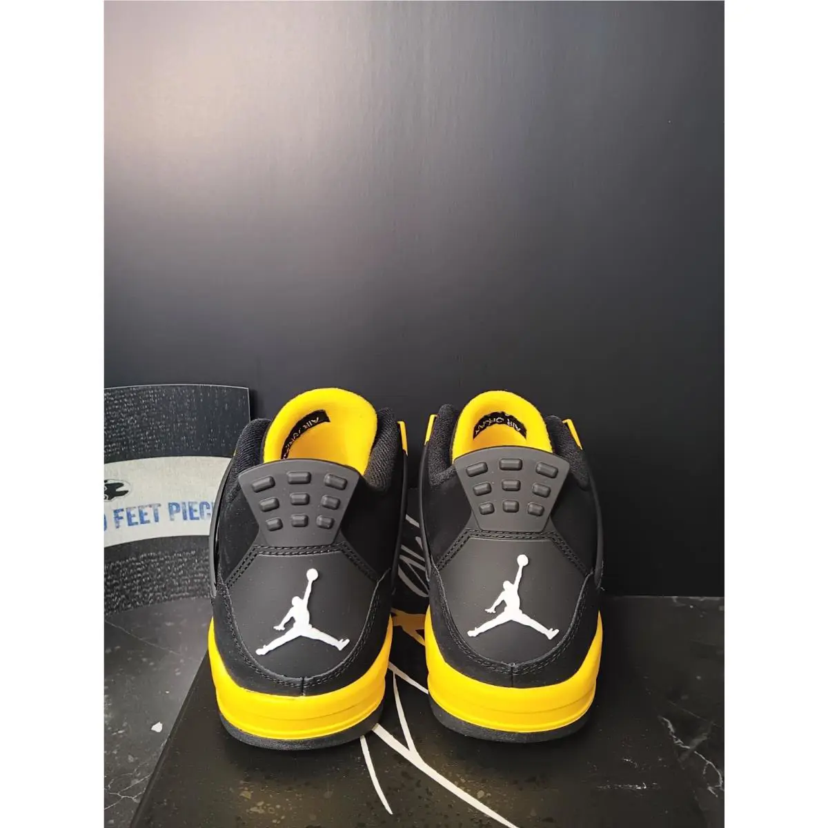 Nike shoes - Nike Air Jordan 4 - Air - 408452 016 - Yellow 1