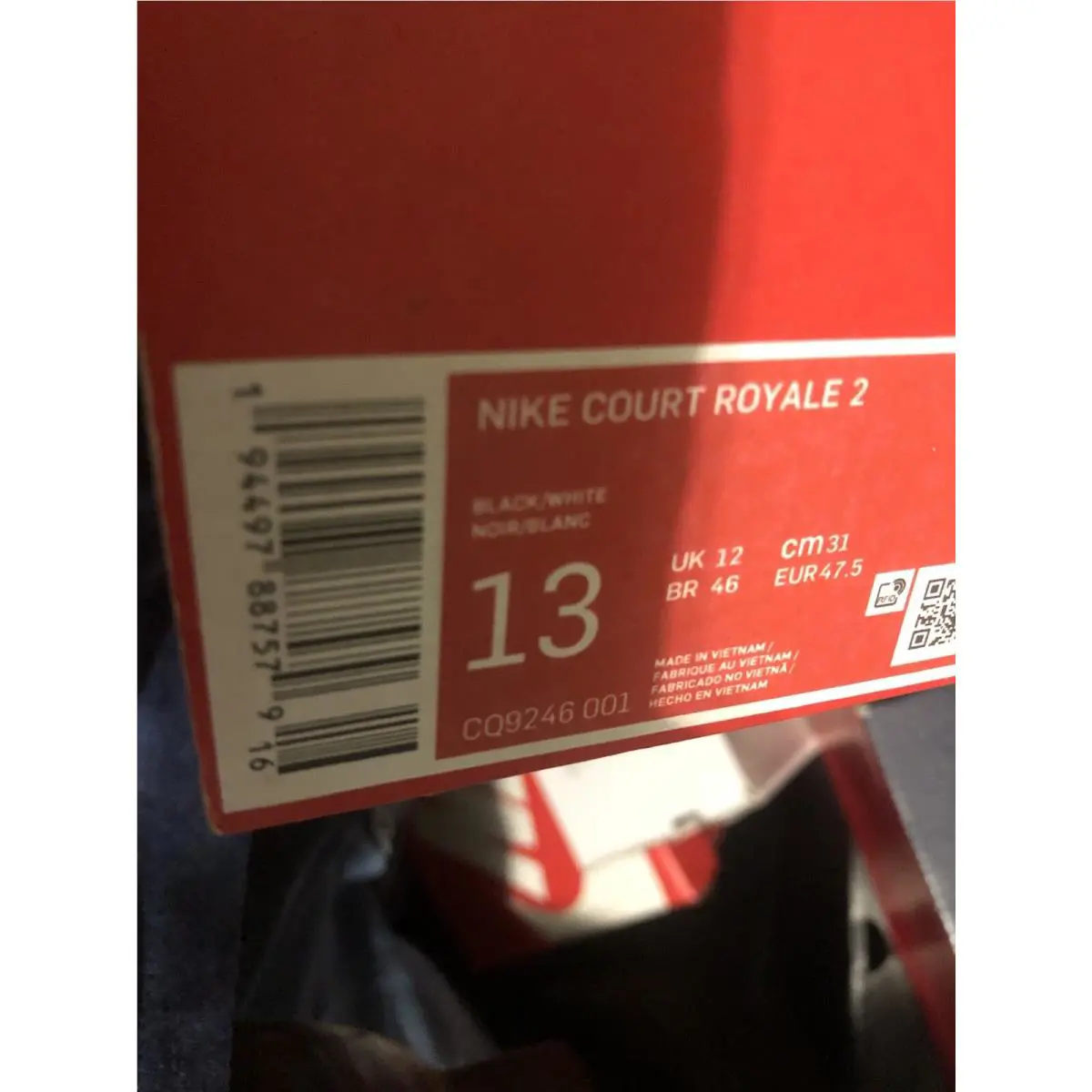 Nike shoes - Nike Court Royale - Court Royale - CQ9246-001 - Black 1