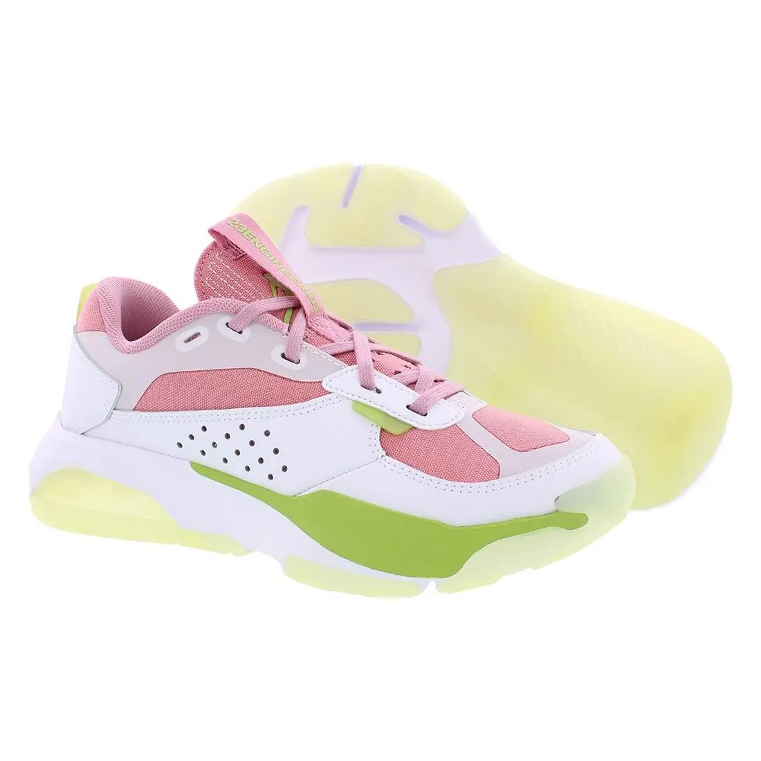 Nike Jordan Air 200E GS Girls Shoes Size 4.5 Color: White/elemental Pink