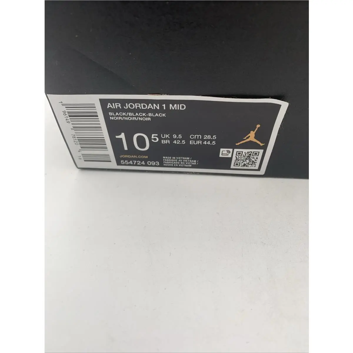 Nike shoes - Nike Air Jordan 1 - Air - 554724-093 - Black 8