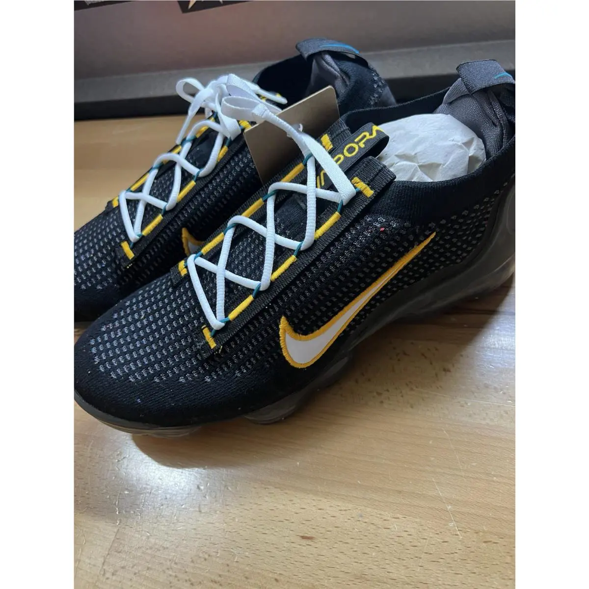 Nike Men`s Air Max 2021 FK Shoes Size 10 DH4086-001 Black / Gold Airmax