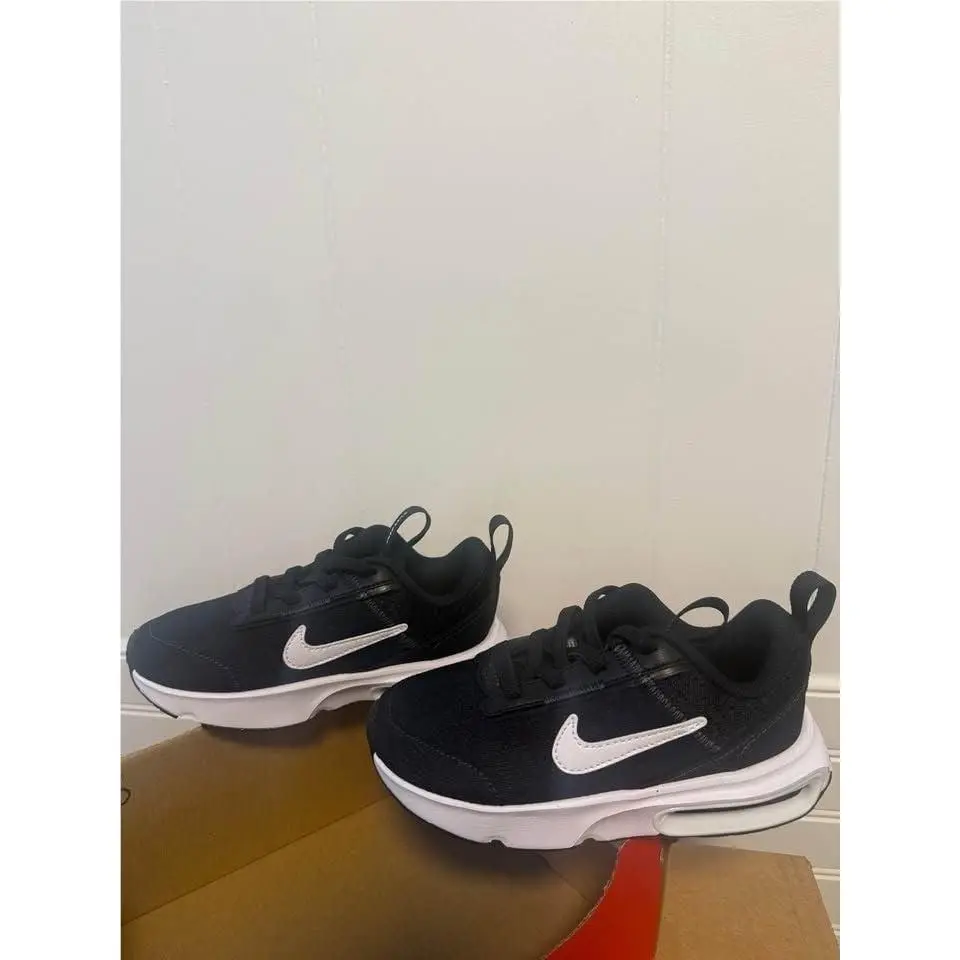 Nike Air Max Black Sneakers Toddlers Size 10C no Lid - Black
