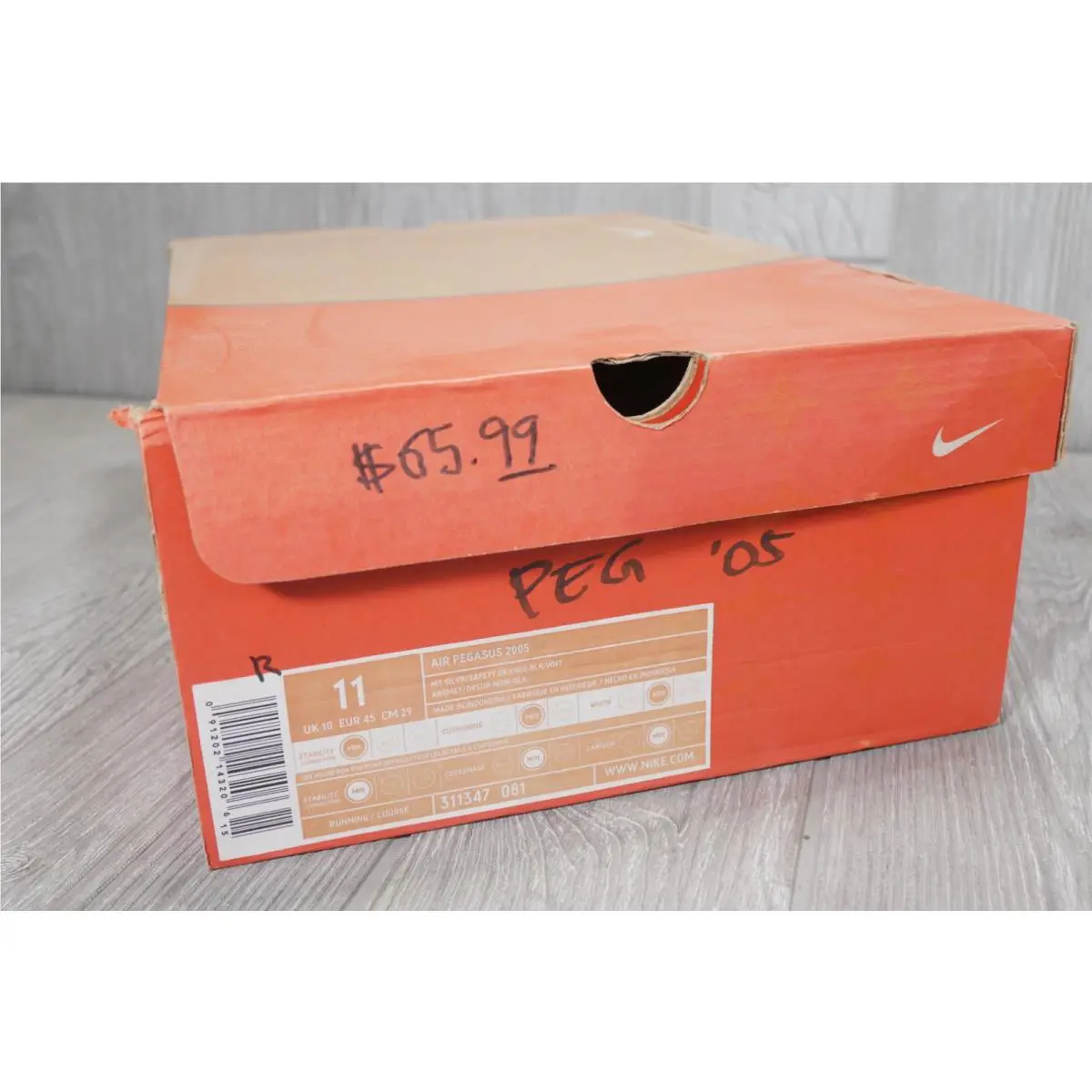 Nike shoes - Nike Air Pegasus - Air Pegasus - 311347-081 - White 5