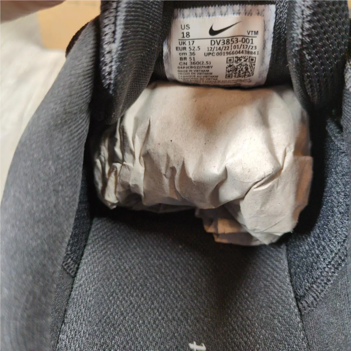 Nike shoes - DV385300118 - DV3853-001 18 - Black 4