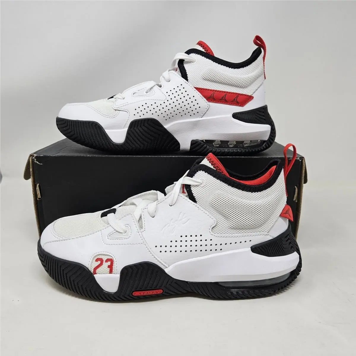 Nike Air Jordan Stay Loyal 2 GS `white Red` / DQ8398 106 / Youth 6 Women`s 7.5