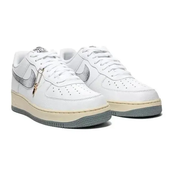 Nike Air Force 1 `07 LX White · Smoke Grey · Beach Women`s Size 9 US Men’s 7.5