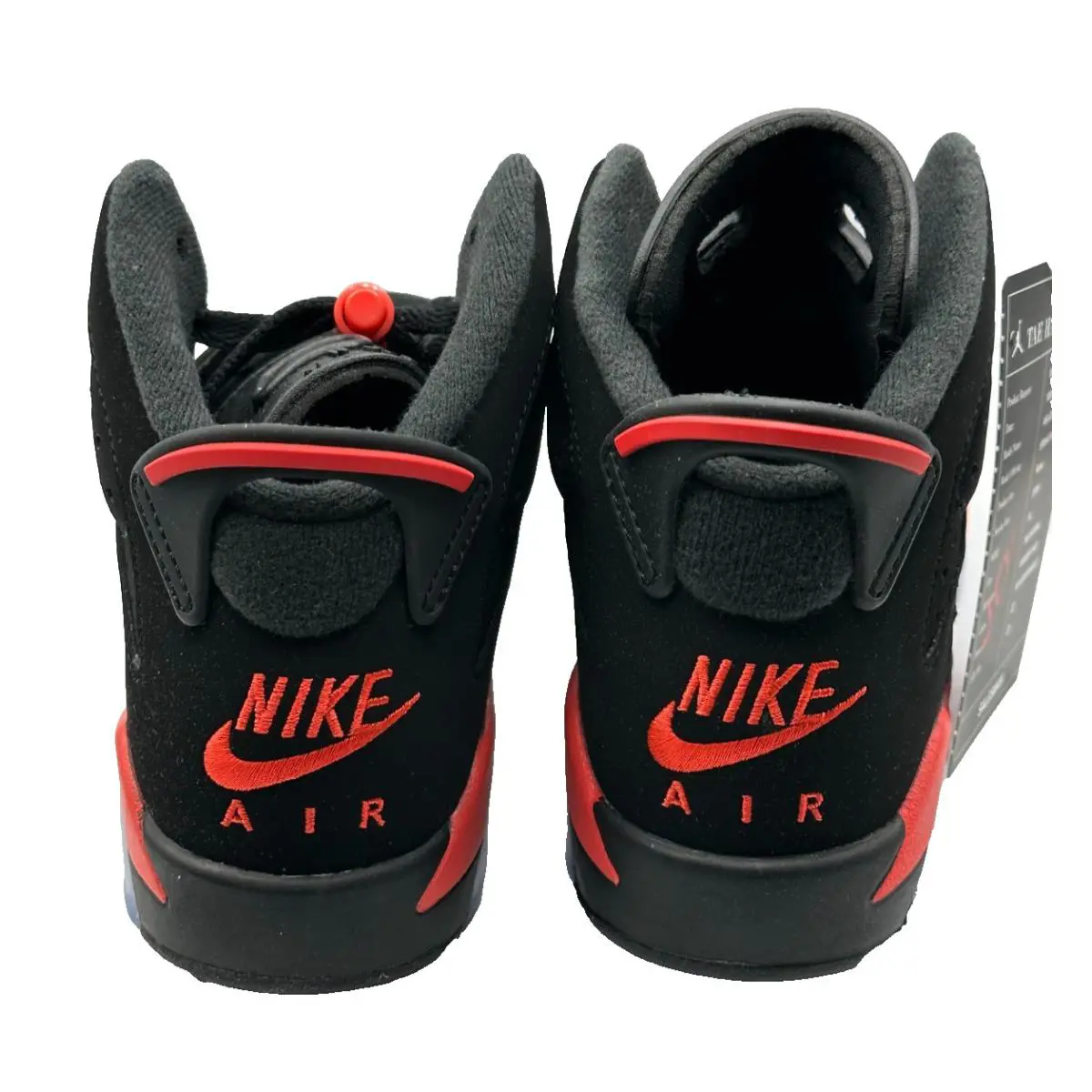 Nike shoes - Air Jordan 6 - Air - Black / LT Crimson 2