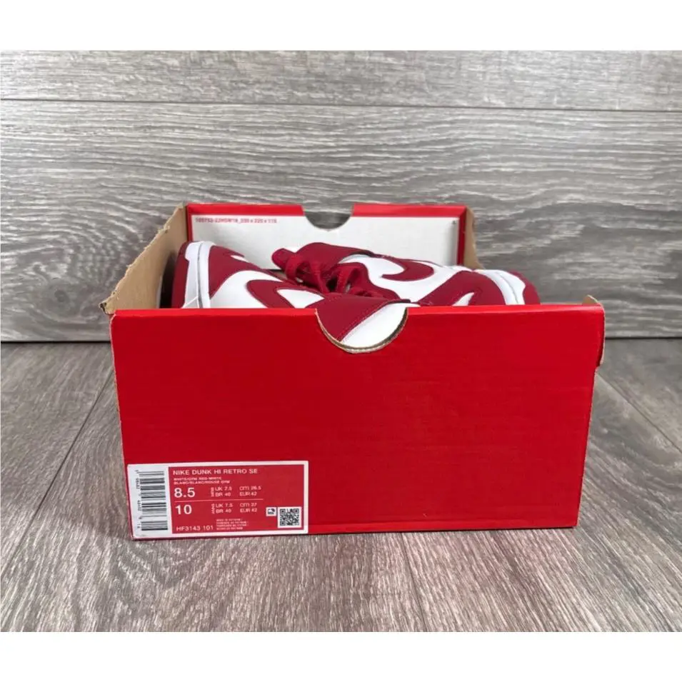 Nike shoes - Nike Dunk High - Dunk High - HF3143-101 - Red 11