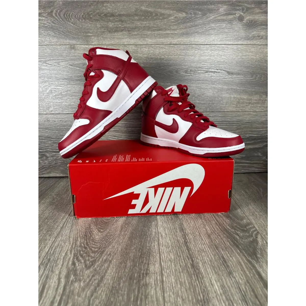 Nike shoes - Nike Dunk High - Dunk High - HF3143-101 - Red 8