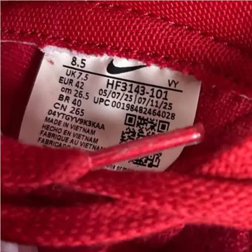Nike shoes - Nike Dunk High - Dunk High - HF3143-101 - Red 10