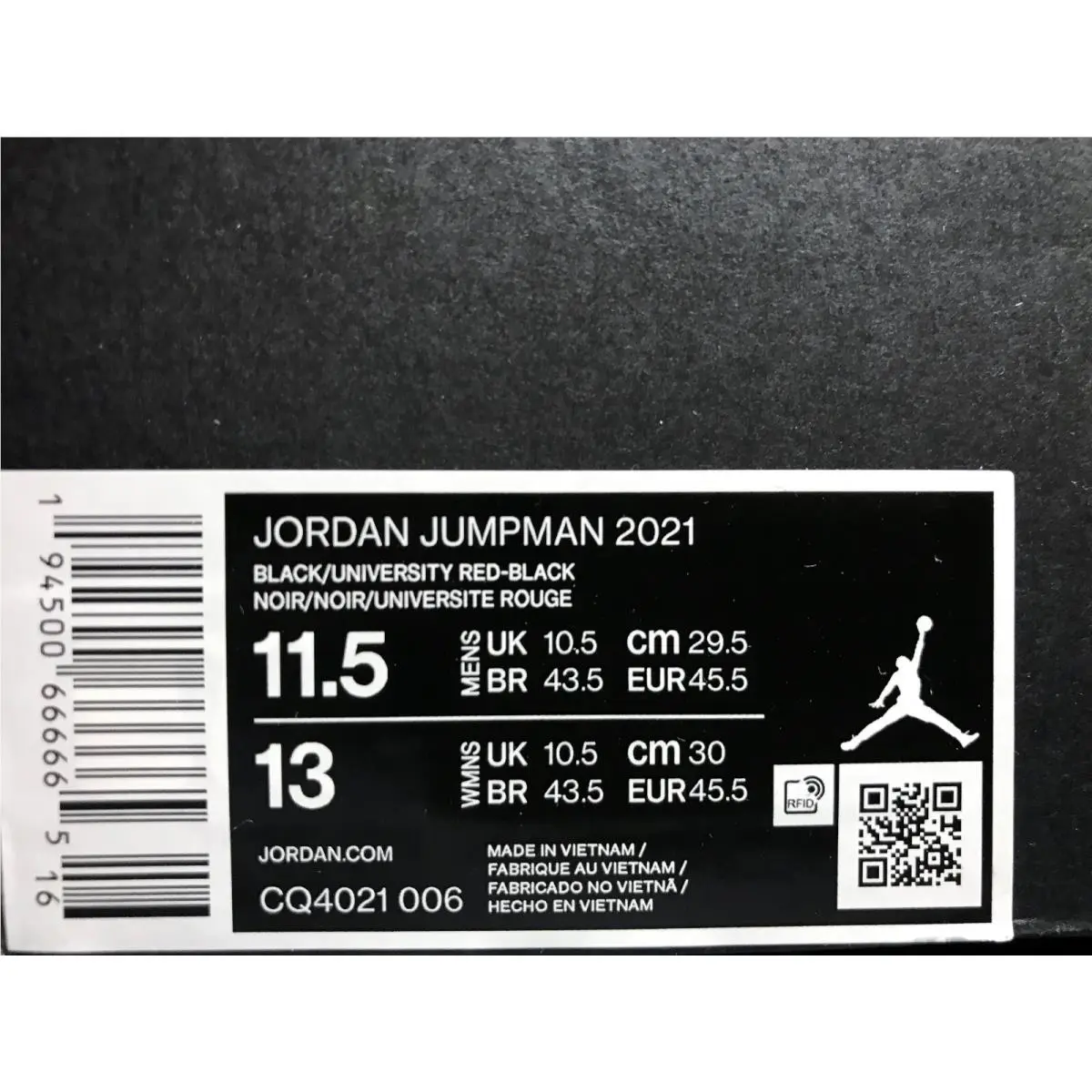 Nike shoes - Jordan Jumpman 2021 - Jumpman - CQ4021006 - Black (UPC: 194500666665) 3