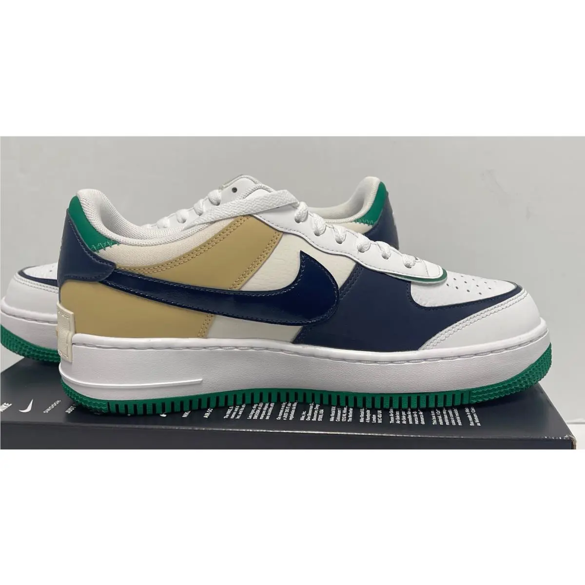 Nike shoes - Nike Air Force 1 Shadow - DZ1947 102 - White Midnight Navy (UPC: 196975562480) 5