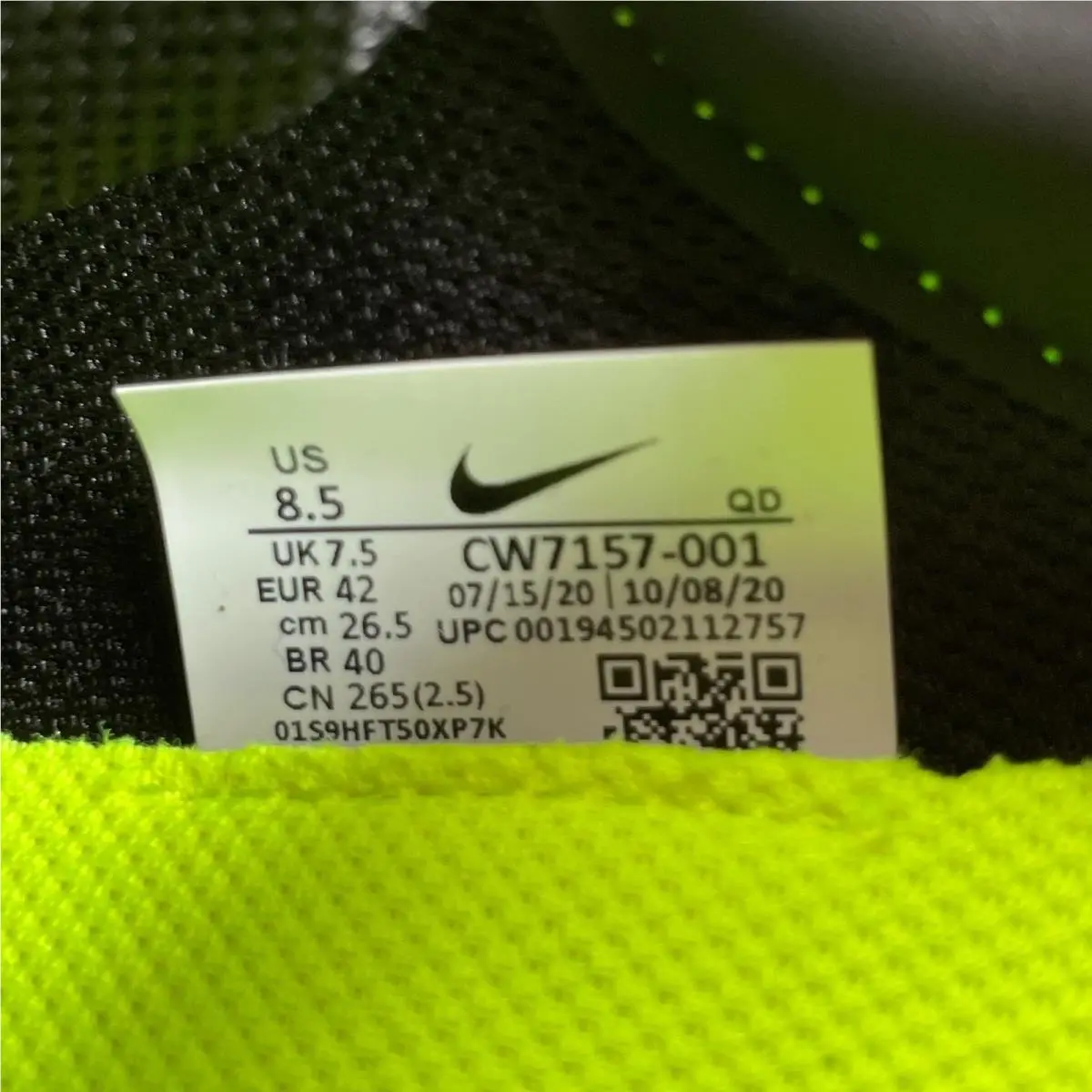 Nike shoes - Nike Air Zoom-Type - Air - CW7157-001 - Black (UPC: 194502112764) 5