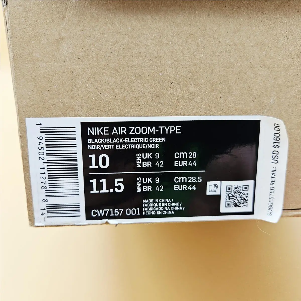 Nike shoes - Nike Air Zoom-Type - Air - CW7157-001 - Gray (UPC: 194502112788) 14