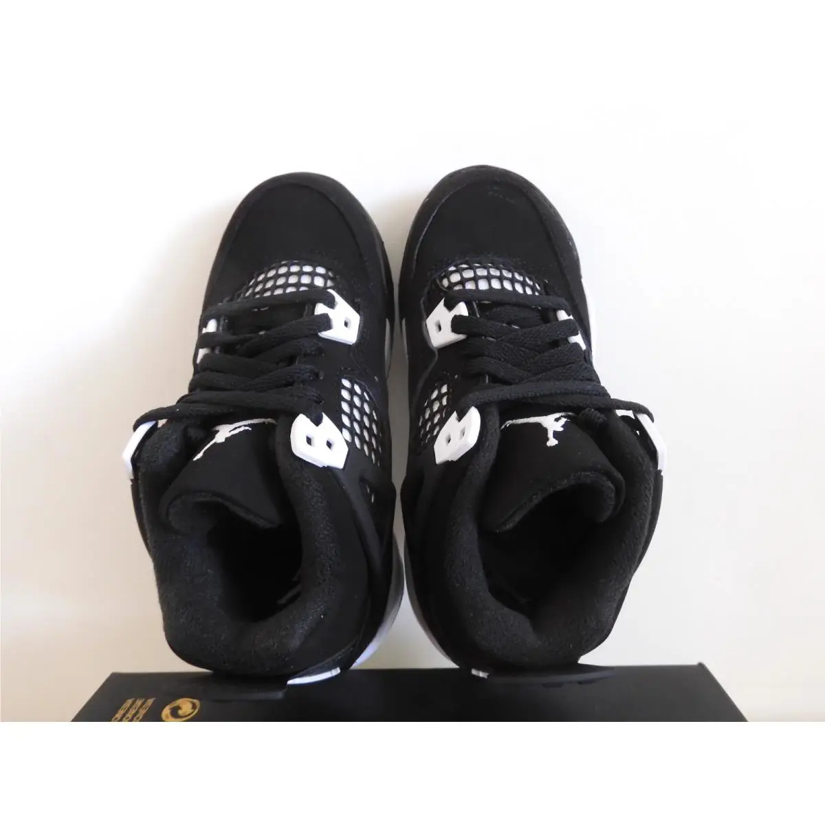 Nike shoes - Air Jordan 4 - Air - Black (UPC: 197599876151) 4