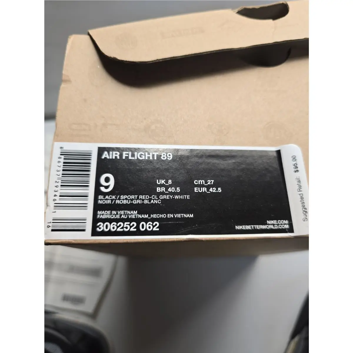 Nike shoes - Nike Air Flight 89 - Air Flight - 574274-006 - Black 0