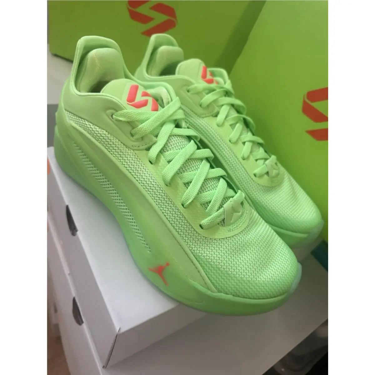 Jordan Luka 5 Viper Edge IQ0630-301 Men`s Size 8 Basketball Green by Nike