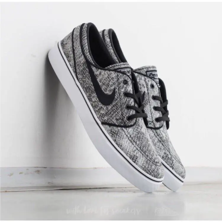 Nike shoes - Nike Stefan Janoski - Stefan Janoski - 855814-003 - Black/ White-Green Glow-Black (UPC: 685068929564) 2