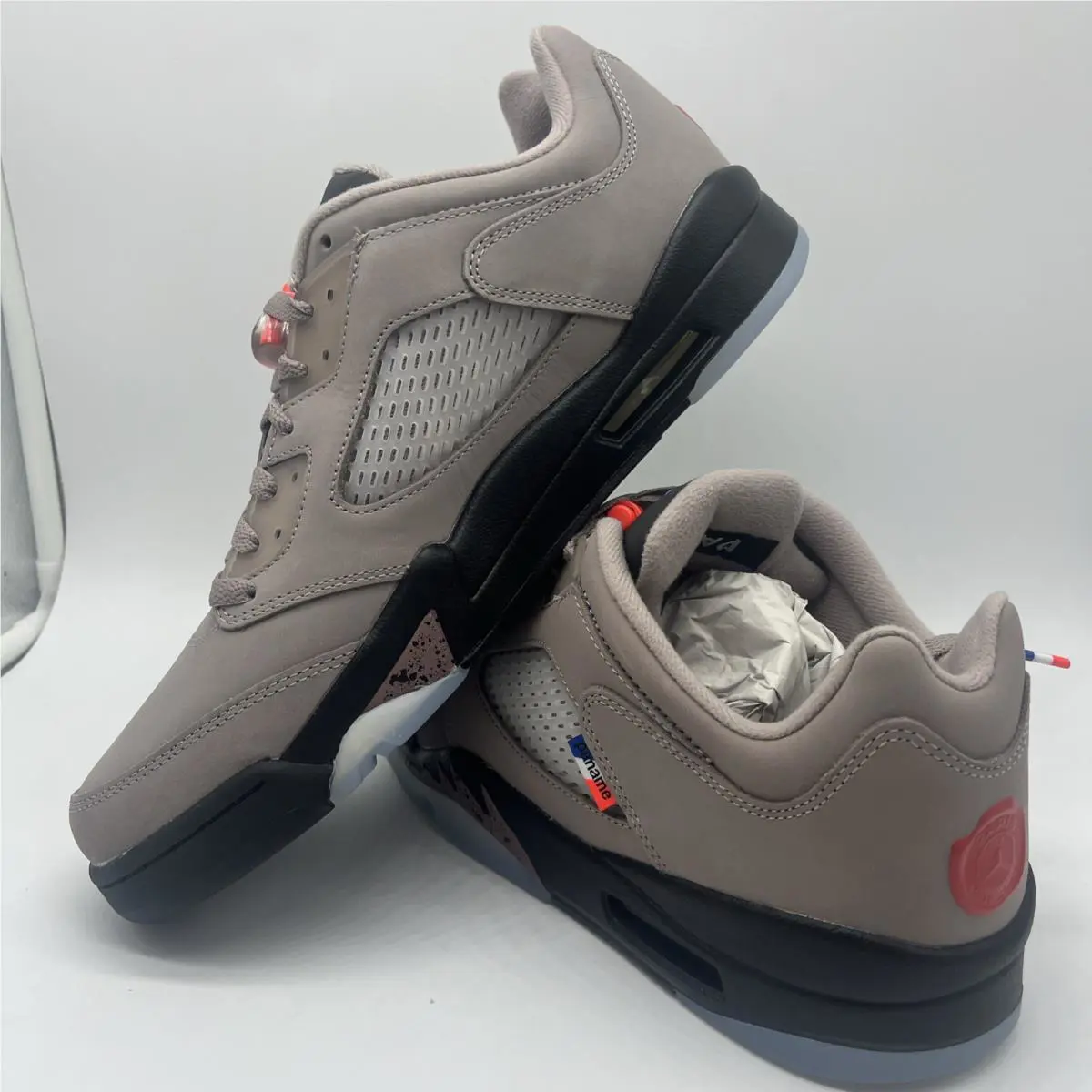 Nike Air Jordan 5 Retro Paris Saint-germain Paname Psg DX6325-204 Size 12 Grey