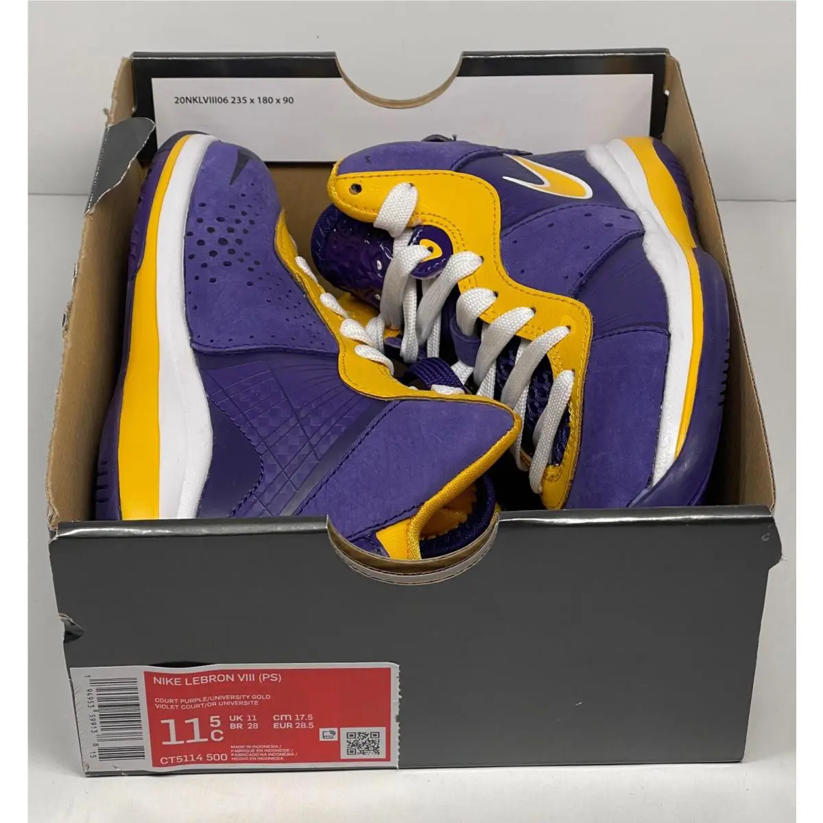 Nike shoes - LeBron 8 PS - LeBron - LAKERS (UPC: 194953599138) 8