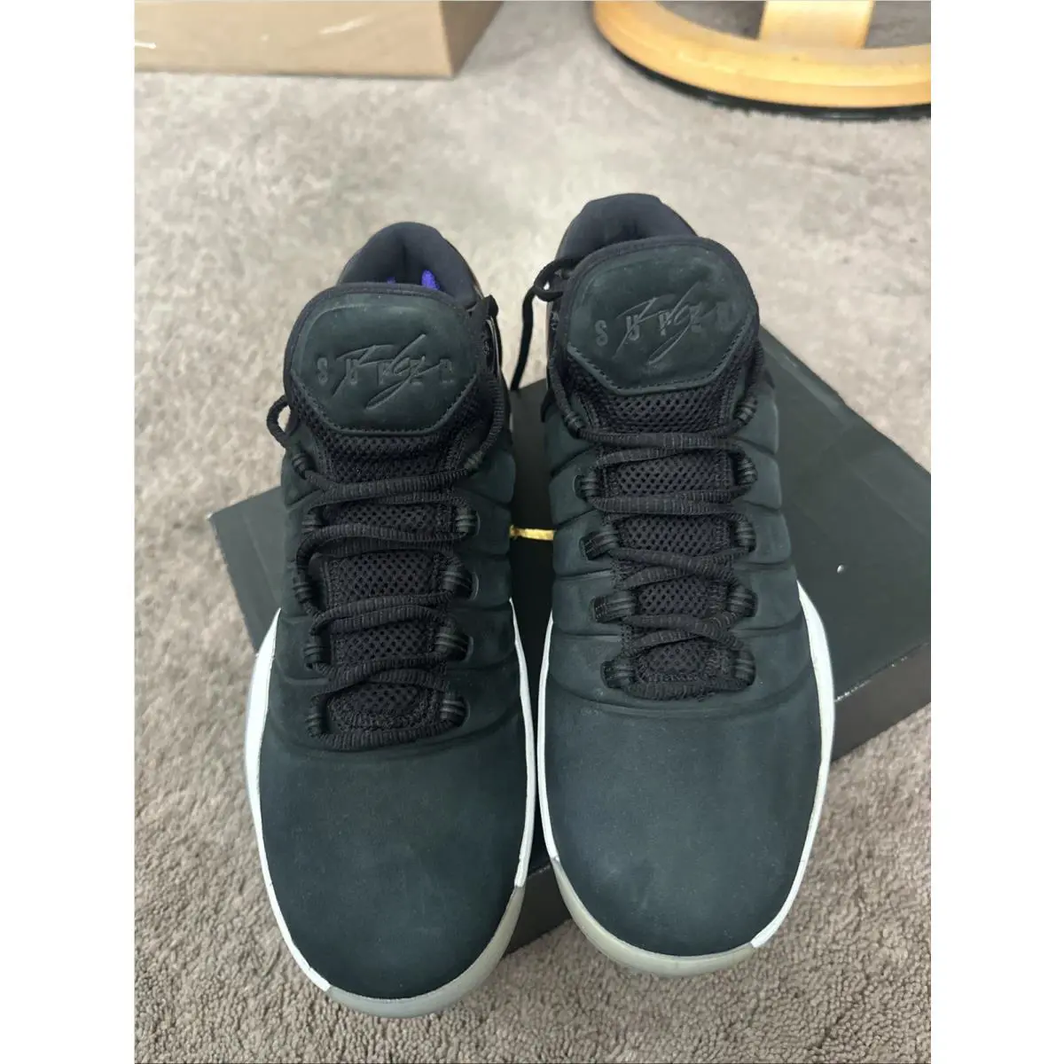 Nike Mens Air Jordan Super Fly 2017 921203 002 Black Basketball Shoes Sneakers