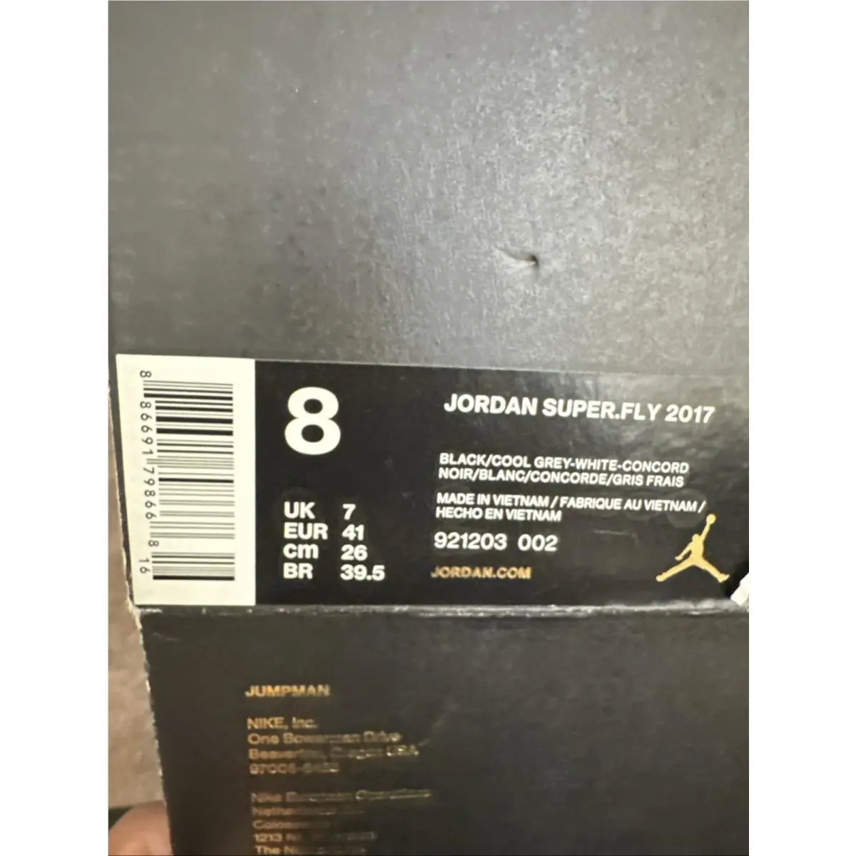 Nike shoes - Air Jordan Super Fly 2017 - 921203-002 - Black 5
