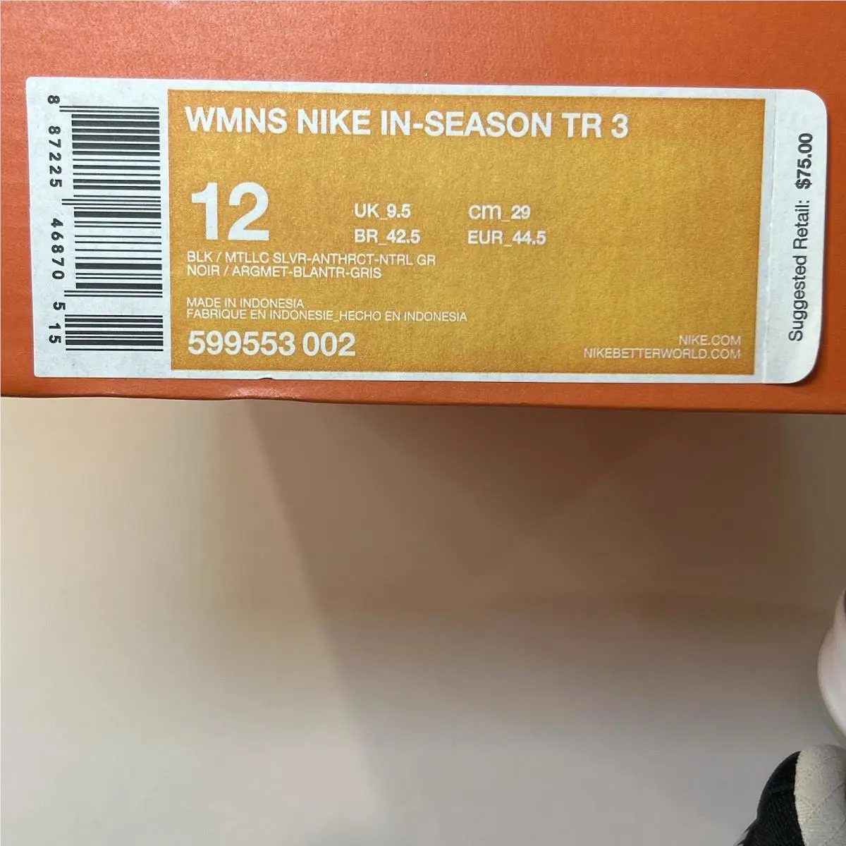 Nike shoes - Nike In Season TR 3 - 599553-002 - Black 9