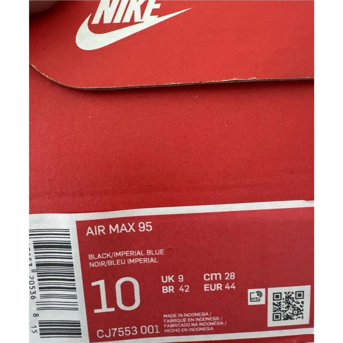 Nike shoes - Nike Air Max 95 - Air Max - CJ7553-001 - Blue 5