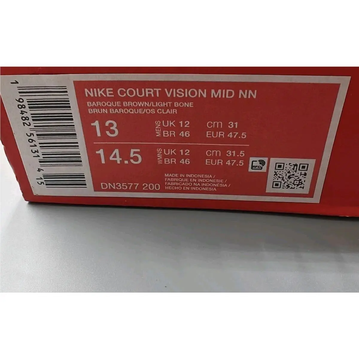 Nike shoes - Nike Court Vision Mid - Court Vision Mid - DN3577-200 - Brown 9