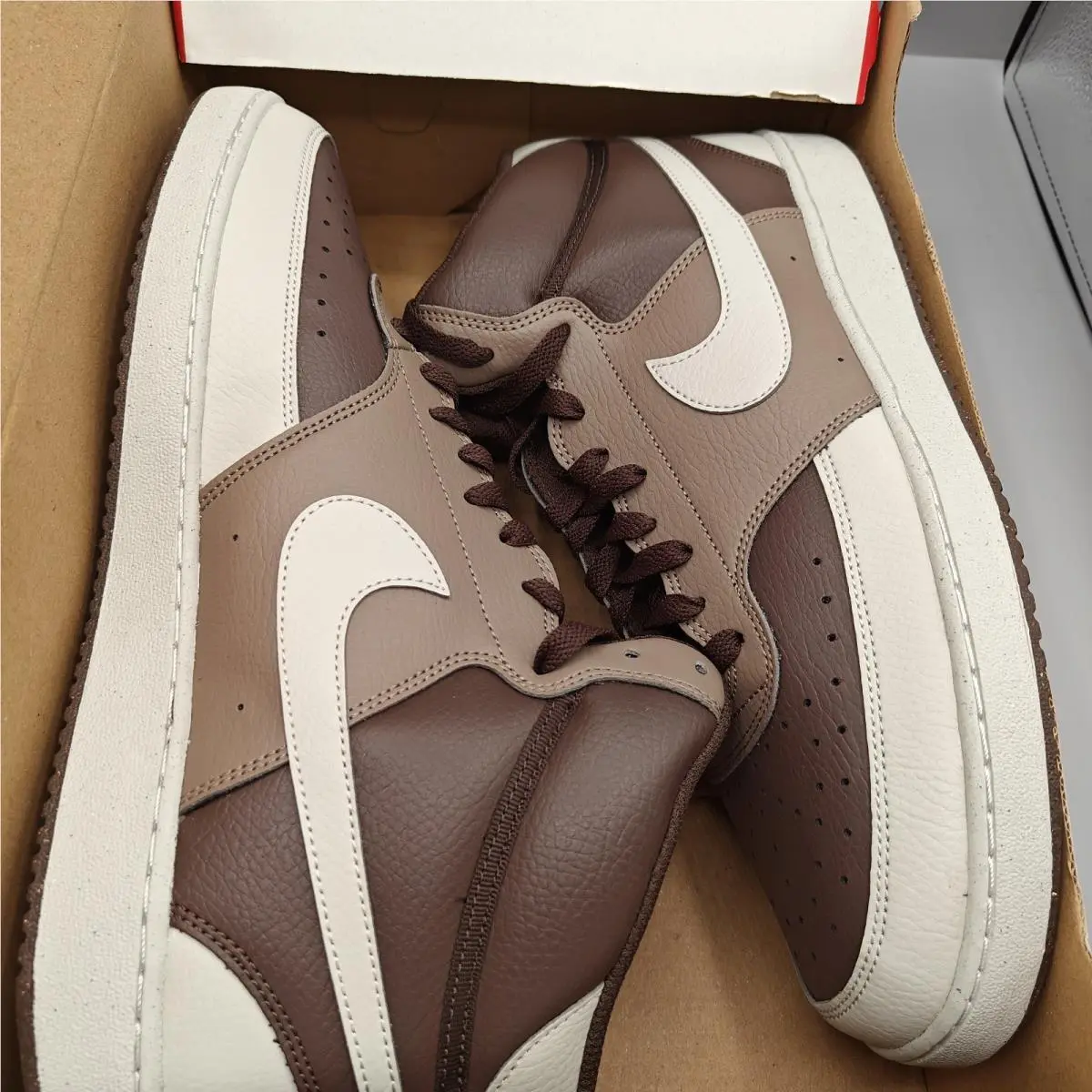 Nike shoes - Nike Court Vision Mid - Court Vision Mid - DN3577-200 - Brown 7
