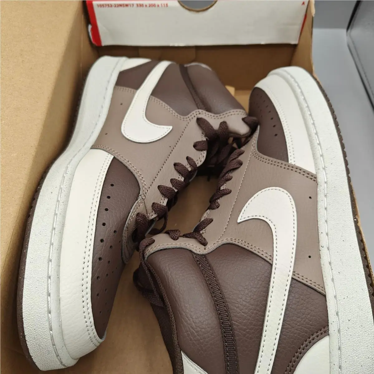 Nike shoes - Nike Court Vision Mid - Court Vision Mid - DN3577-200 - Brown 7