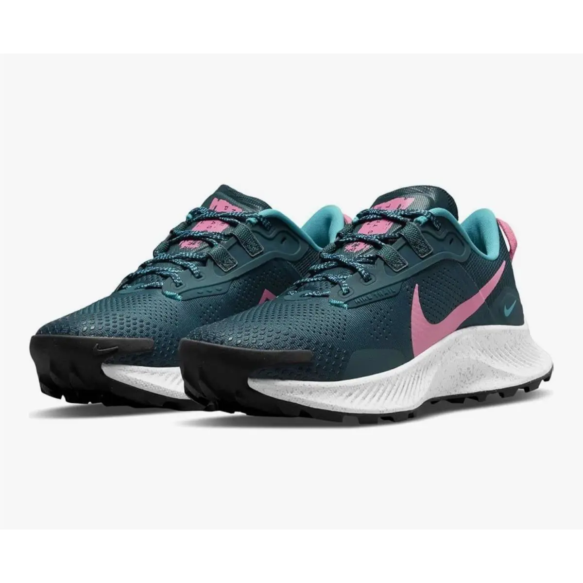Nike Women`s Pegasus Trail 3 Sneakers Teal Green/pink Glow OG Box NO Lid Size 10