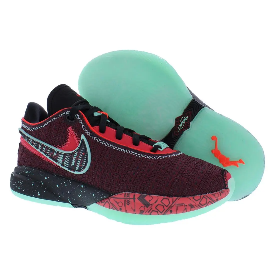 Nike Lebron 20 SE GS Boys Shoes Size 5 Color: Red/night Maroon