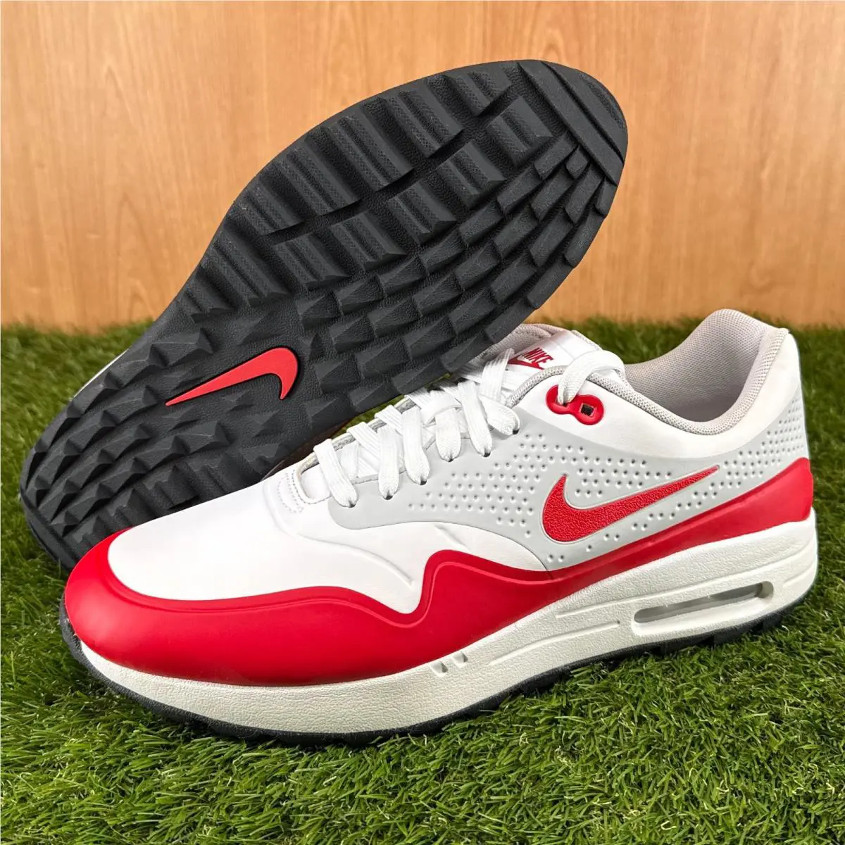 Nike shoes - Nike Air Max 1 - Air Max - AQ0863-100 - Red, Manufacturer: White/Neutral Grey/University Red/Black (UPC: 886550267564) 0