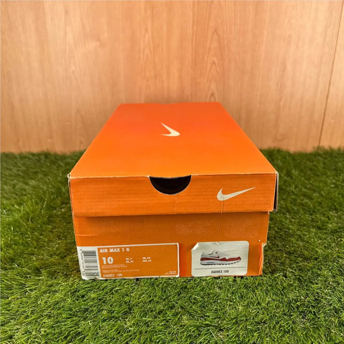 Nike shoes - Nike Air Max 1 - Air Max - AQ0863-100 - Red, Manufacturer: White/Neutral Grey/University Red/Black (UPC: 886550267564) 7
