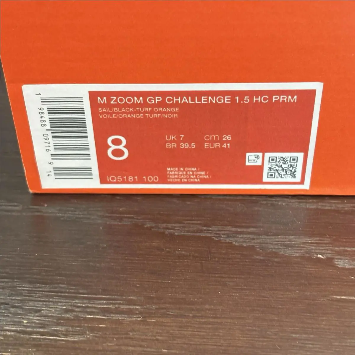 Nike shoes - Nike Zoom - Zoom - IQ5181 100 - Sail/Black-Turf Orange (UPC: 198488097169) 5