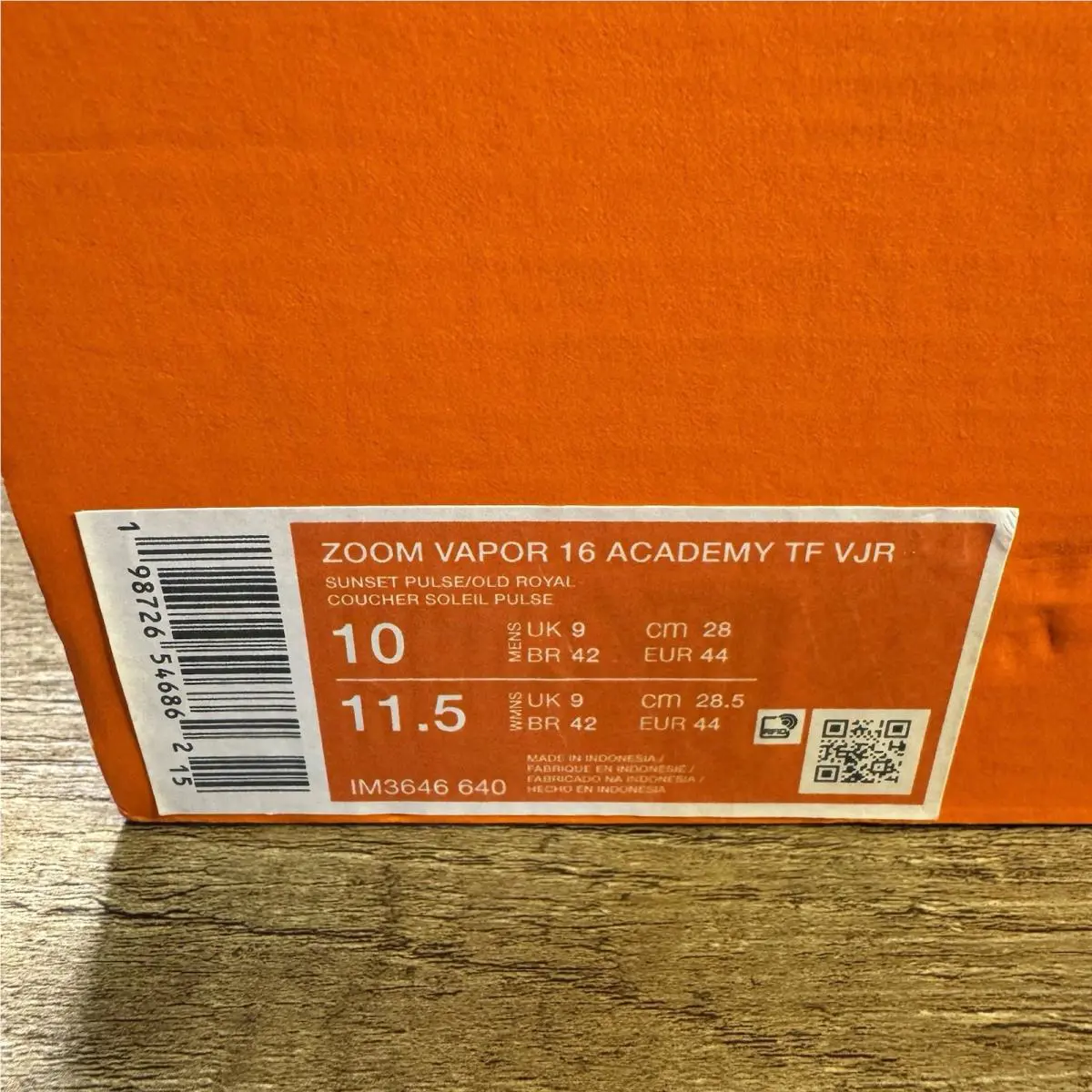 Nike shoes - Nike Mercurial Vapor - Mercurial Vapor - IM3646-640 - Sunset Pulse/Old Royal 0