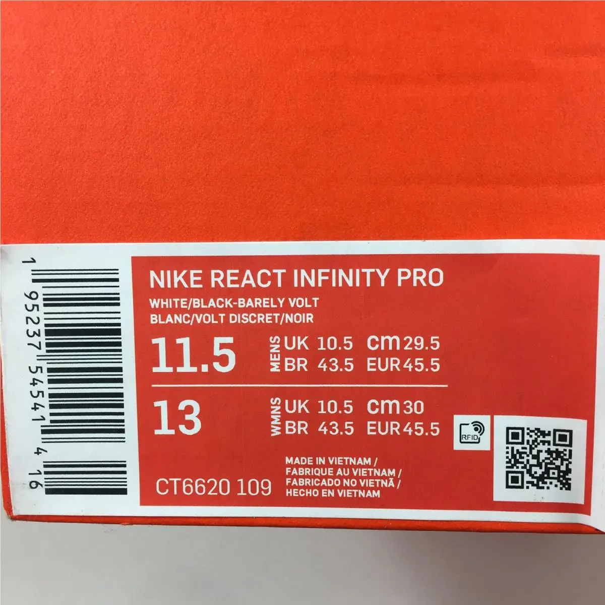 Nike shoes - Nike React Infinity Pro - React Infinity Pro - CT6620-109 - White 6