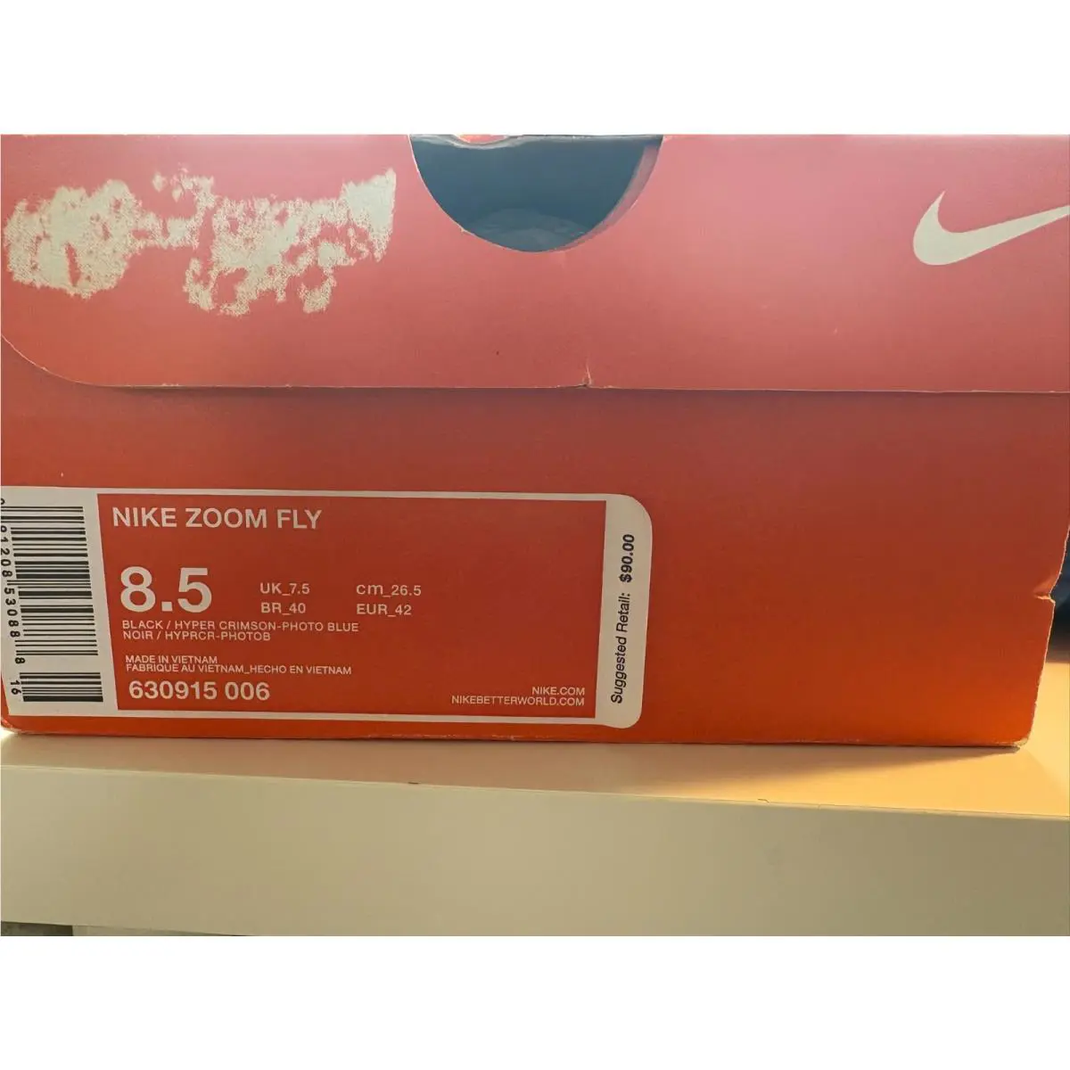 Nike shoes - Nike Zoom Fly - Zoom Fly - Black (UPC: 091208530888) 0
