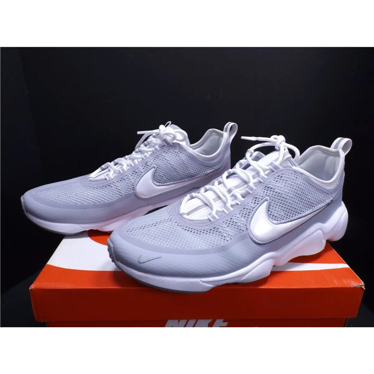 Nike shoes - ZOOM Spiridon - ZOOM Spiridon - 876267 100 - White/Wolf-Grey 1