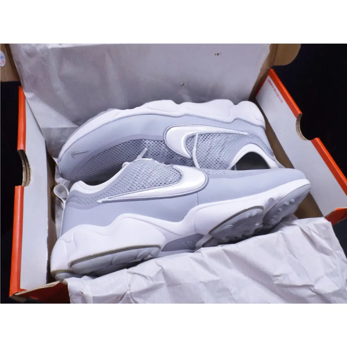 Nike shoes - ZOOM Spiridon - ZOOM Spiridon - 876267 100 - White/Wolf-Grey 5