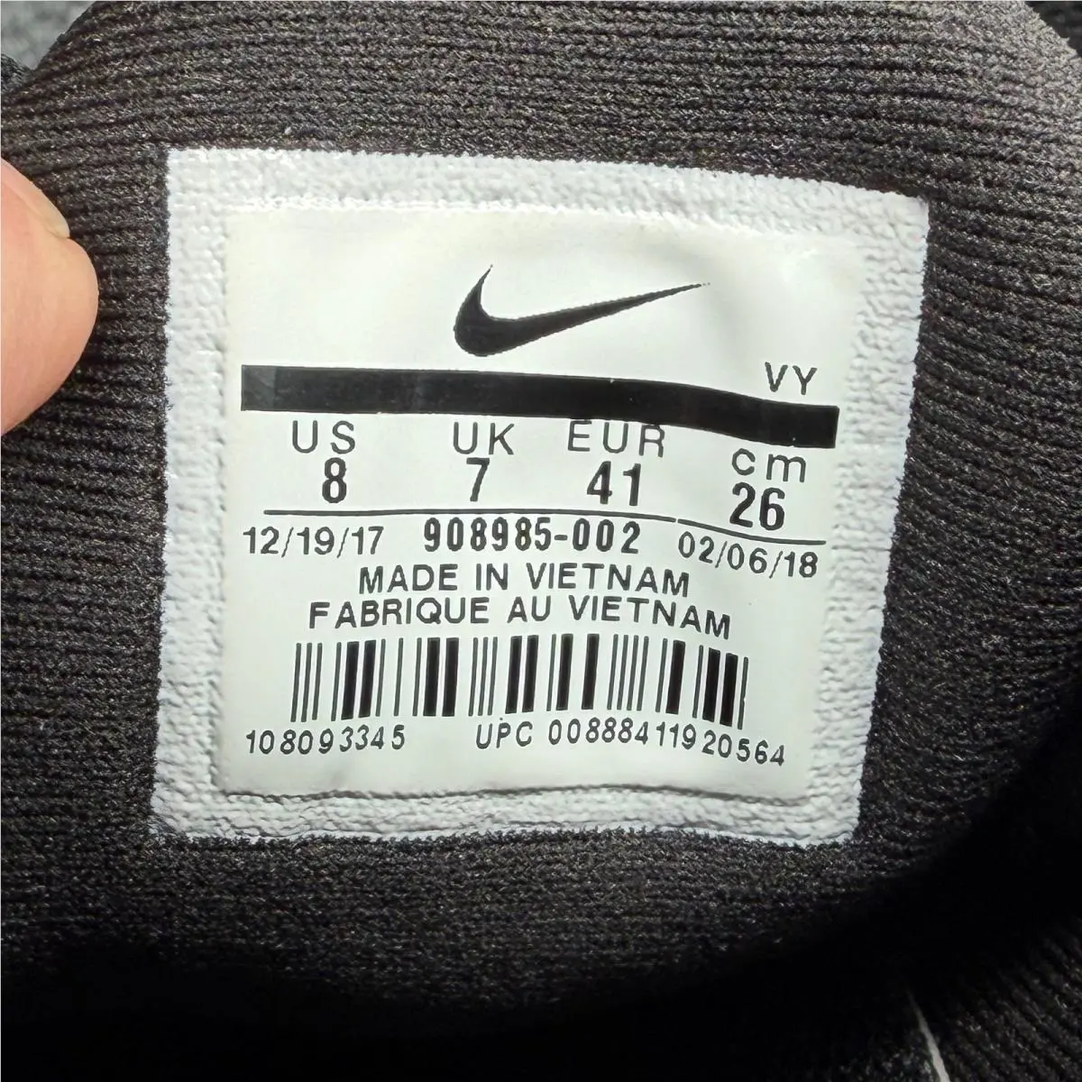 Nike shoes - 908985002 - 908985-002 - Black 10
