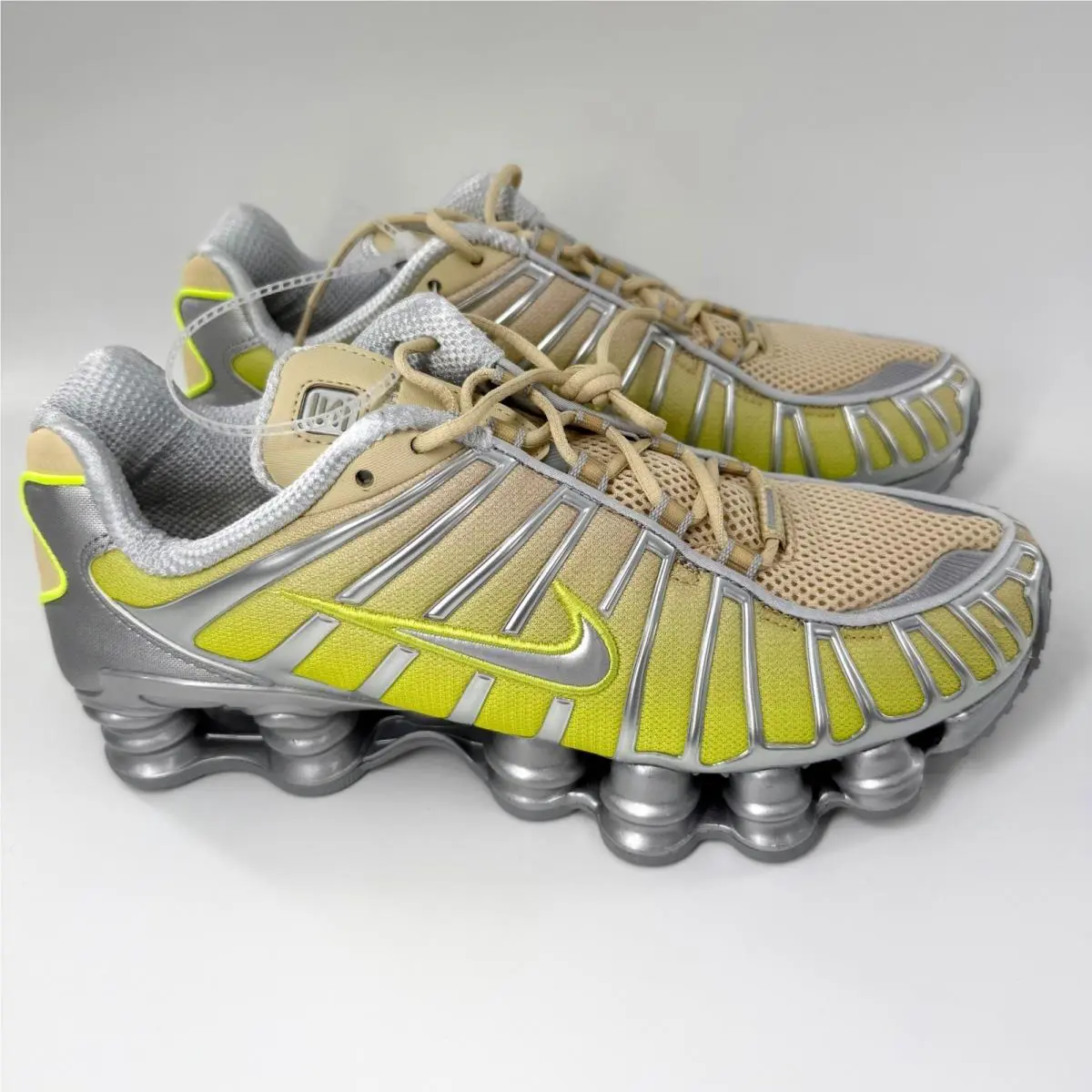 Nike shoes - Nike Shox TL - Shox - Silver 0