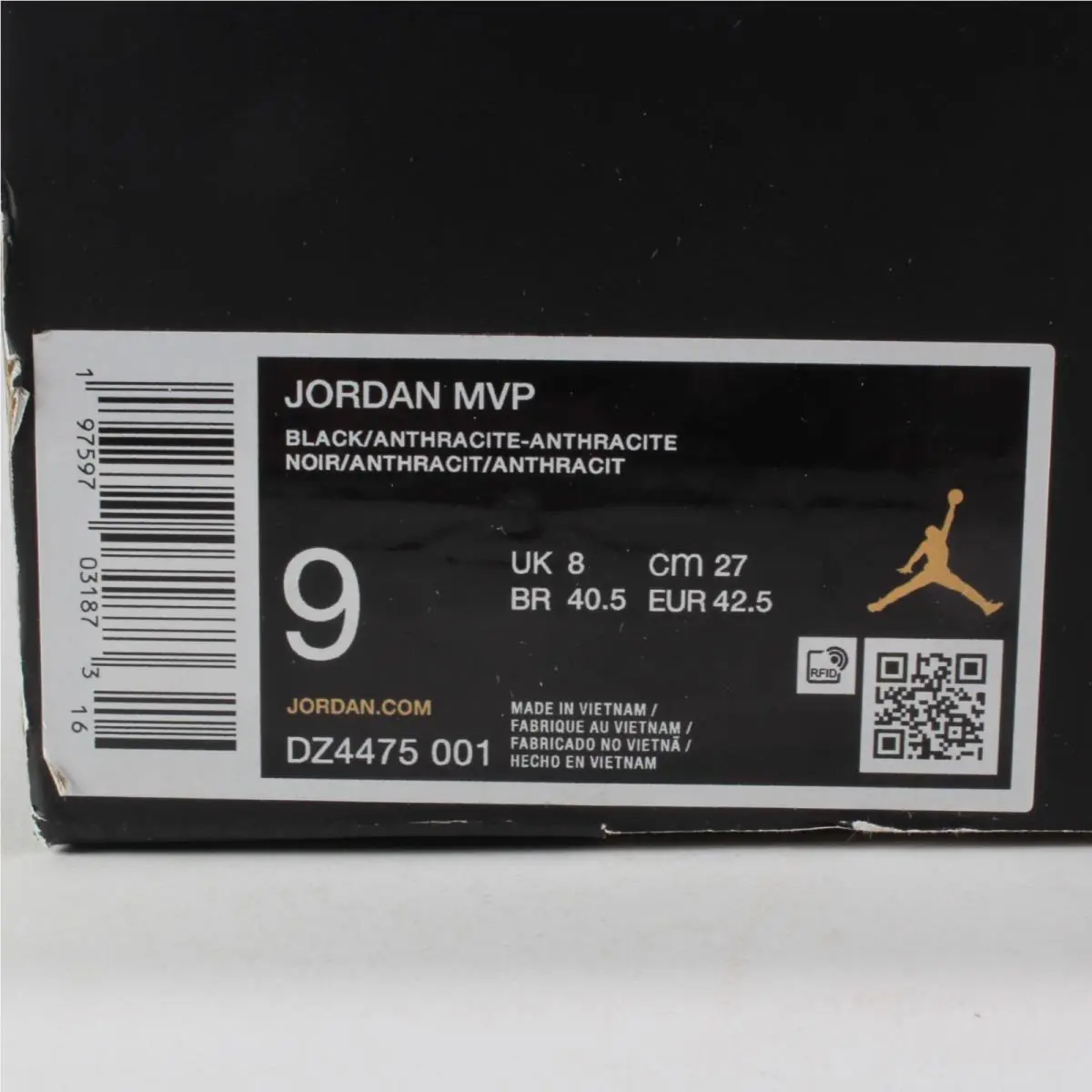 Nike shoes - Jordan MVP - MVP - DZ4475-001 - Black 8